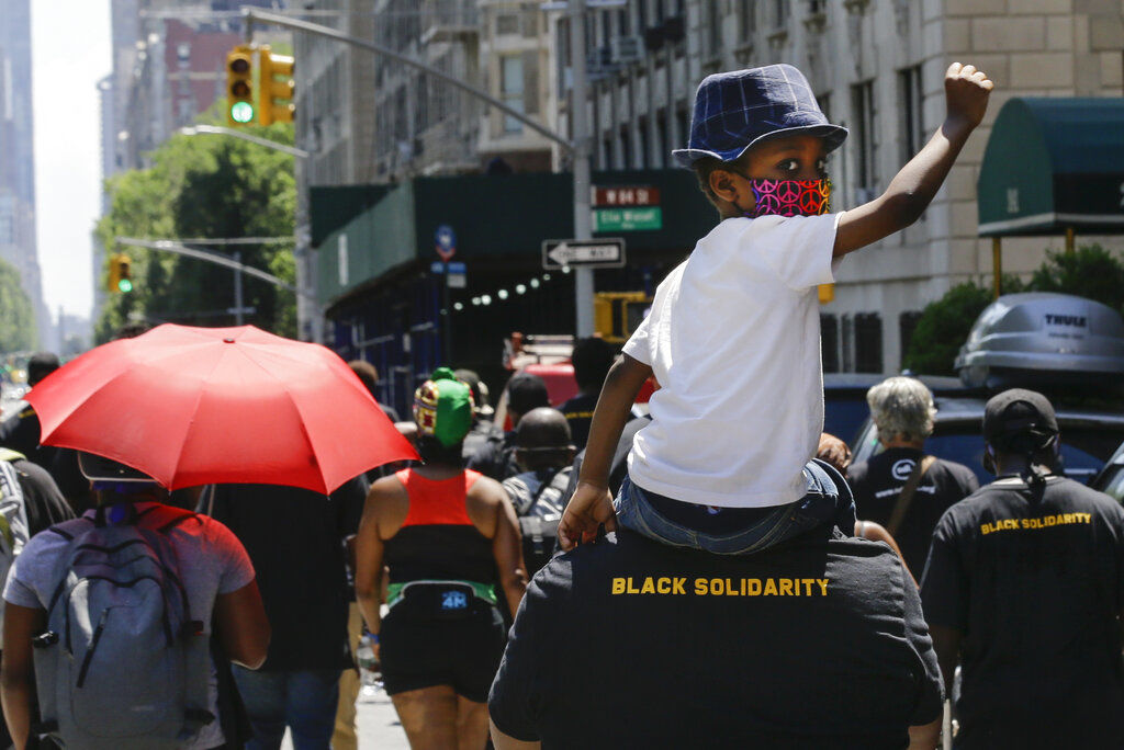 APTOPIX Juneteenth New York
